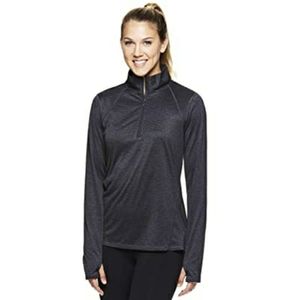 Head Womens Energy Marled Half Zip Pullover Jacket